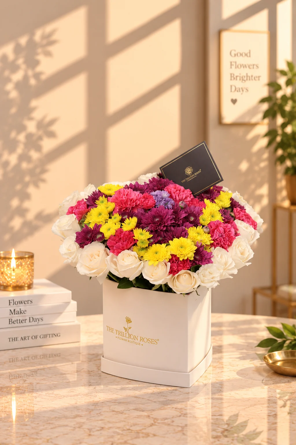 A Garden of Joy — White Heart Box view 0