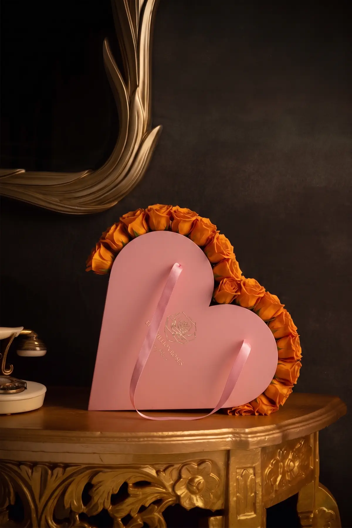 Pink Hanging Heart Box view 2