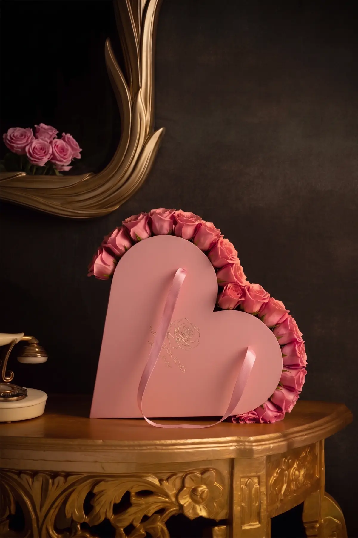 Pink Hanging Heart Box view 3