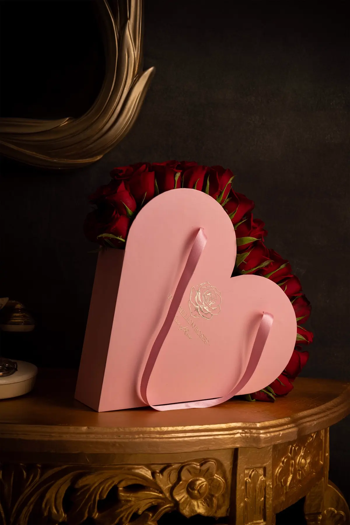 Pink Hanging Heart Box view 0