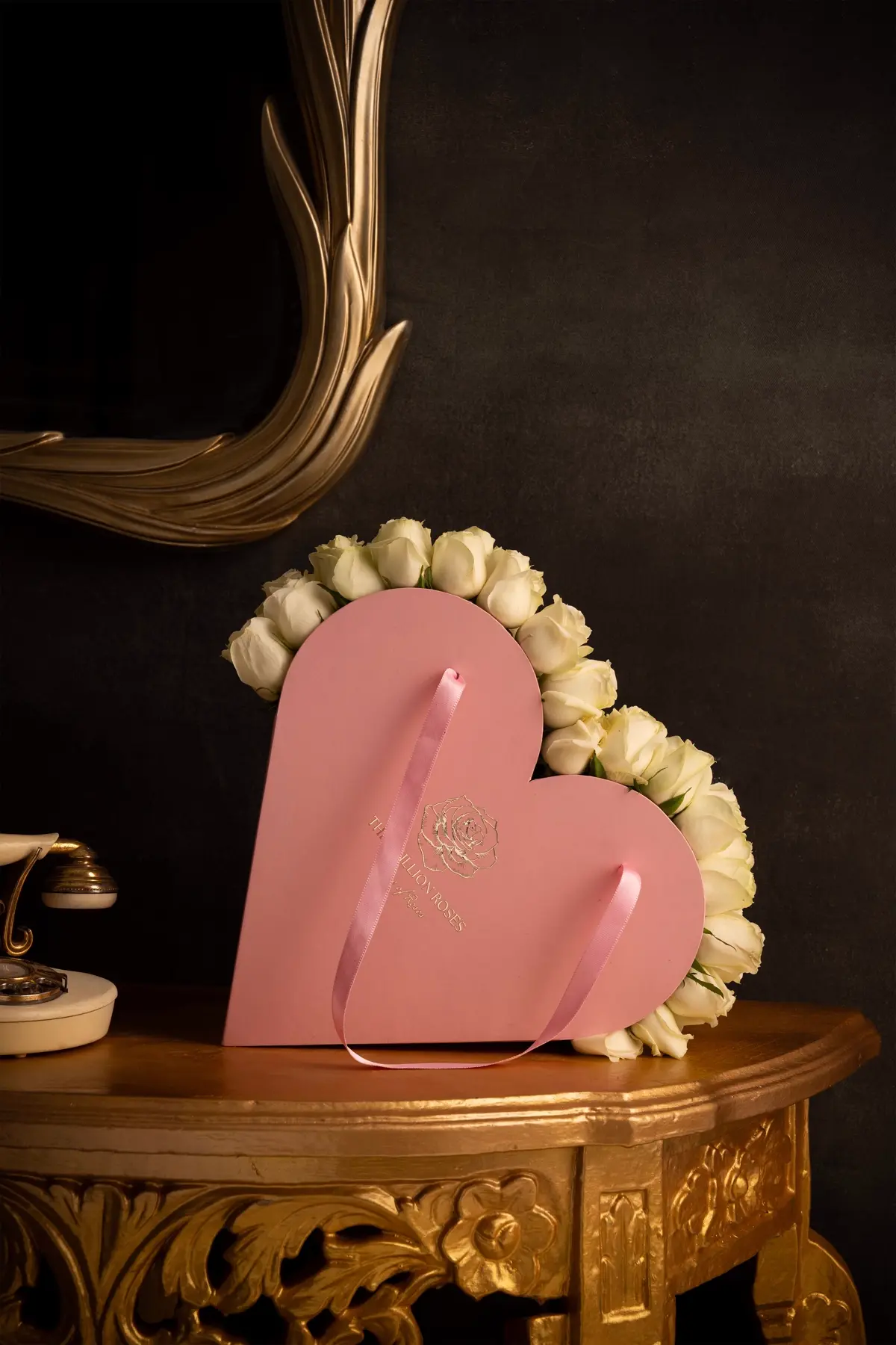 Pink Hanging Heart Box view 4