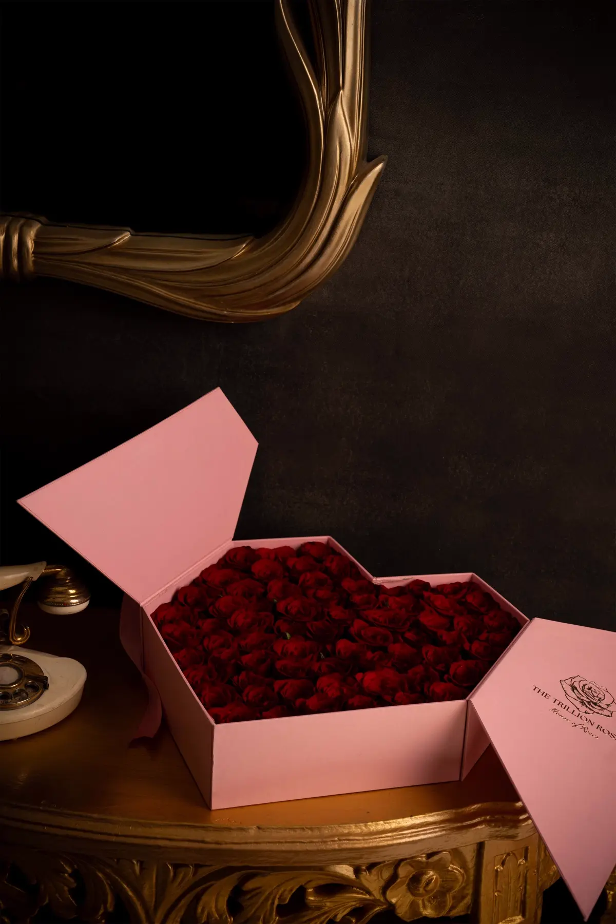 Pink Heart Flap Box view 0