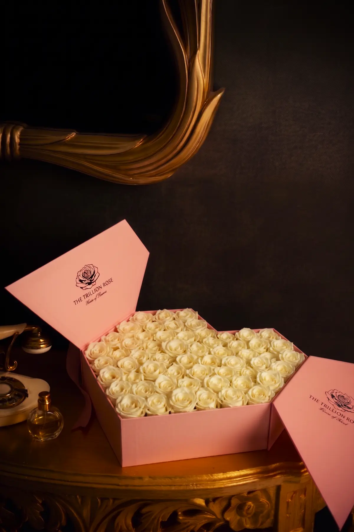 Pink Heart Flap Box view 4